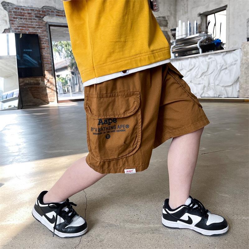 y524 - Casual Elastic Waist Shorts - 图片 6