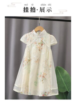 y667 -CNY Collections - Floral Cheongsam Dress - 图片 6