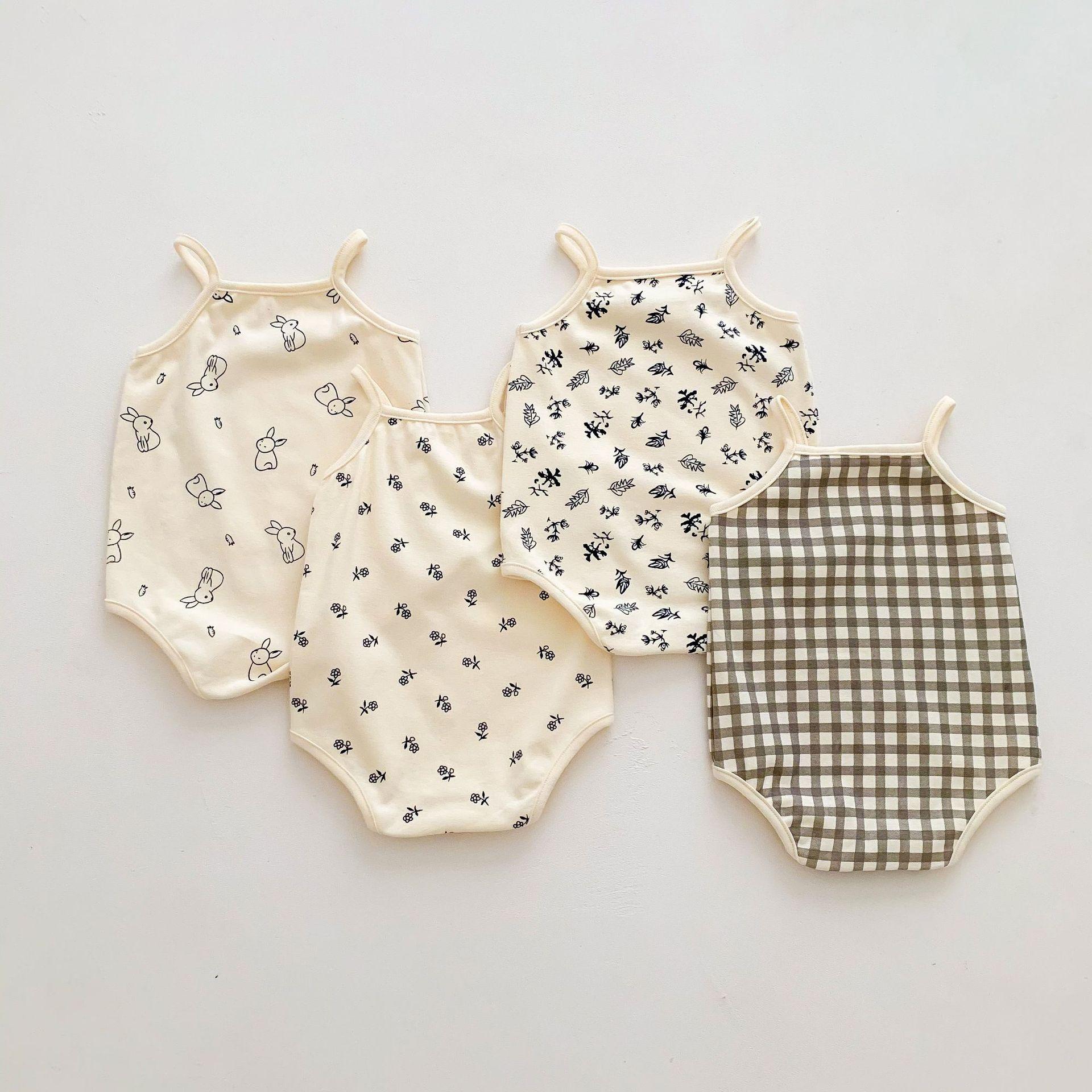 y717 - Sleeveless Romper Cute Pattern - Image 3