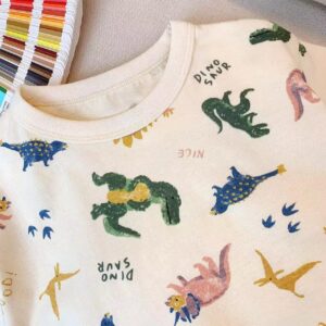 y539 - Dinosaur Print T-Shirt - 图片 5