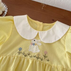 y621 - Embroidered Bodysuit - 图片 2