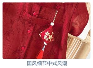 y610 - CNY Collections – Cute Thin Summer Jumpsuit - Image 4
