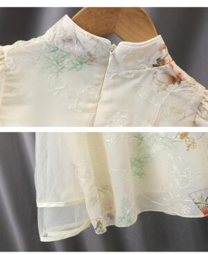y667 -CNY Collections - Floral Cheongsam Dress - 图片 4