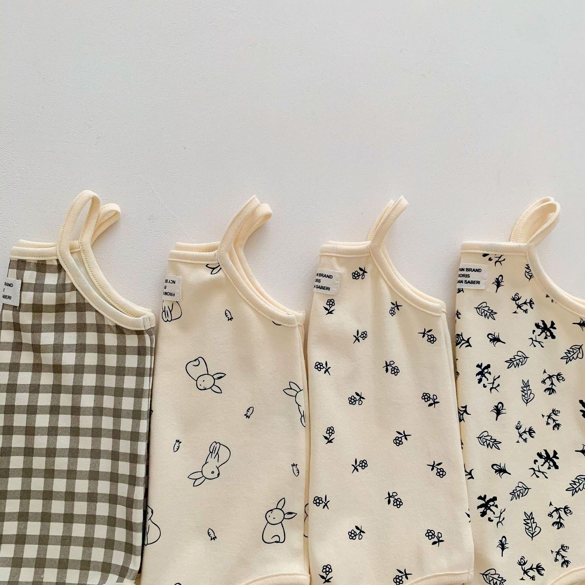 y717 - Sleeveless Romper Cute Pattern - Image 4