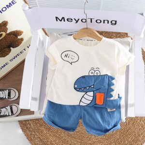 y646 - Casual Dinosaur Set - 图片 2