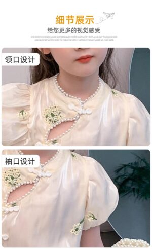 y565 - CNY Collections - Chinese Style Summer Cheongsam - 图片 3