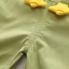 y649 - Green Pocket Dinosaur Overalls And Short Sleeve Set - Image 5