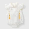 y690 - CNY Collections _ Butterfly Flying Sleeves Romper - Image 1