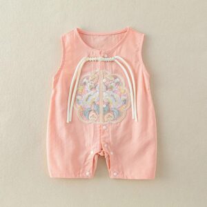 y631 - CNY Collections _ Embroidery Flower & Dragon Sleeveless Jumper - 图片 4