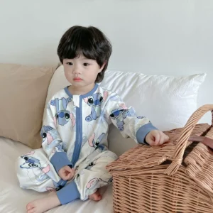y747 - Spring And Autumn Pure Cotton Pajamas 睡袋 - 图片 22
