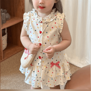 y505 - Sweet Lace Sleeveless Princess Dress - 图片 10