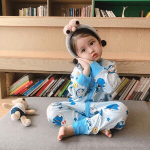 y747 - Spring And Autumn Pure Cotton Pajamas 睡袋 - 图片 5