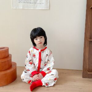 y747 - Spring And Autumn Pure Cotton Pajamas 睡袋 - 图片 48