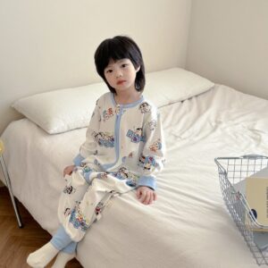 y747 - Spring And Autumn Pure Cotton Pajamas 睡袋 - 图片 32