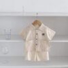 y749 - Bear Short-Sleeved Shirt Thin Suit - Image 8