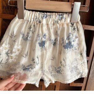 y758 - Summer Style Chinese Floral Halter Set - 图片 8