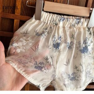 y758 - Summer Style Chinese Floral Halter Set - 图片 9
