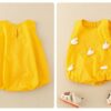 y754 - 3D Little Duck & Mushroom Romper - 图片 6
