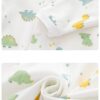 y803 - Dinosaur Park Baby With Cover Foot Jumpsuit - Image 3