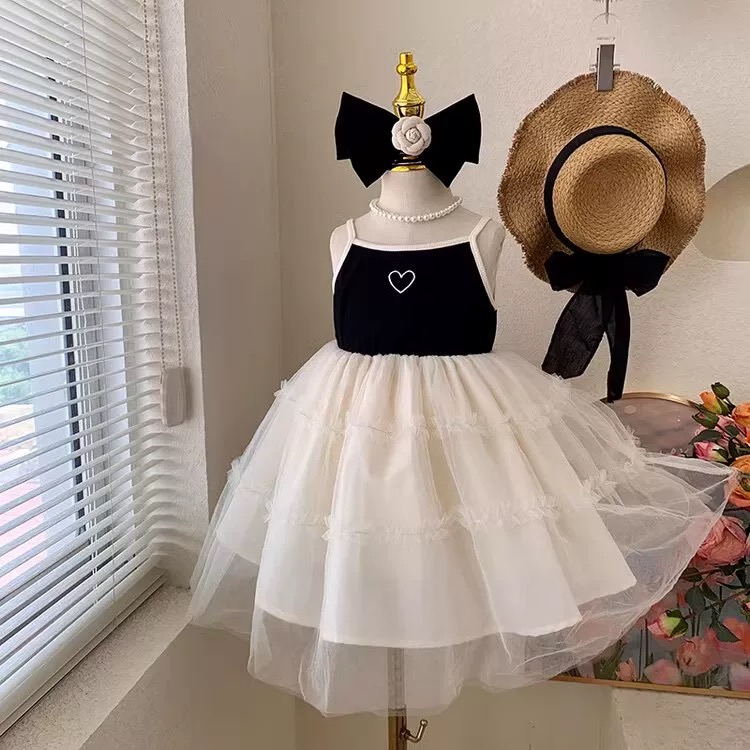 y792- Thin Suspender Princess Dress/Romper - Image 1