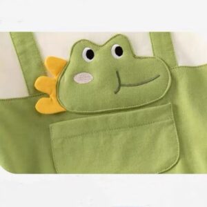 y771- Light Green Dinosaur Romper - 图片 4
