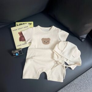 y776- Little Bear Waffle Jumper - 图片 2