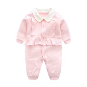 y810 - Pink Baby Romper - 图片 1