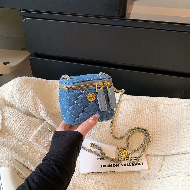 y781 - Chanel Style Diamond Chain Bag - 图片 6