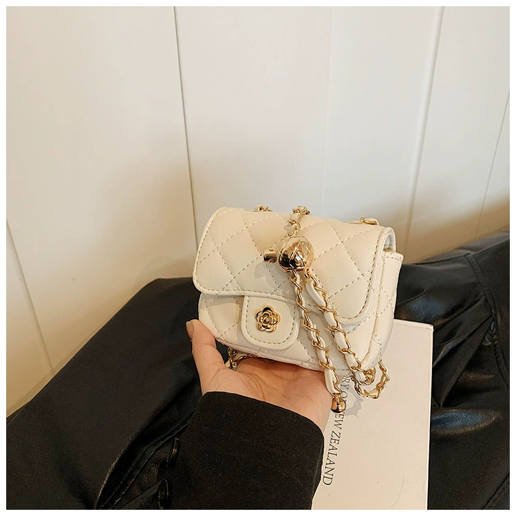 y784 - Western Retro Camellia Shoulder Bag - 图片 3