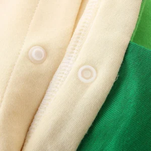 y805 - Green Dinosaur Long Sleeves With Cover Foot Jumpsuit - 图片 3