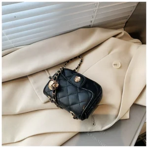 y784 - Western Retro Camellia Shoulder Bag - 图片 5