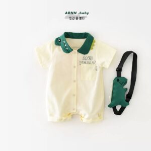 Y767 - Summer Dinosaur Shirt Jumper - 图片 3