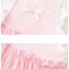 y816 - Pink Bow Sleeve Jumpsuit - Image 3