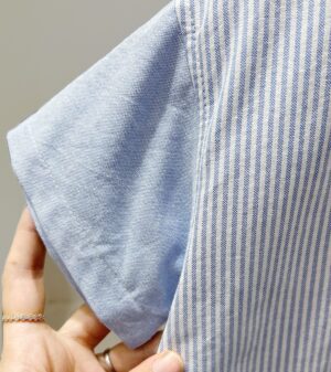 y841 - Embroidered Bear Shirt Top - 图片 6