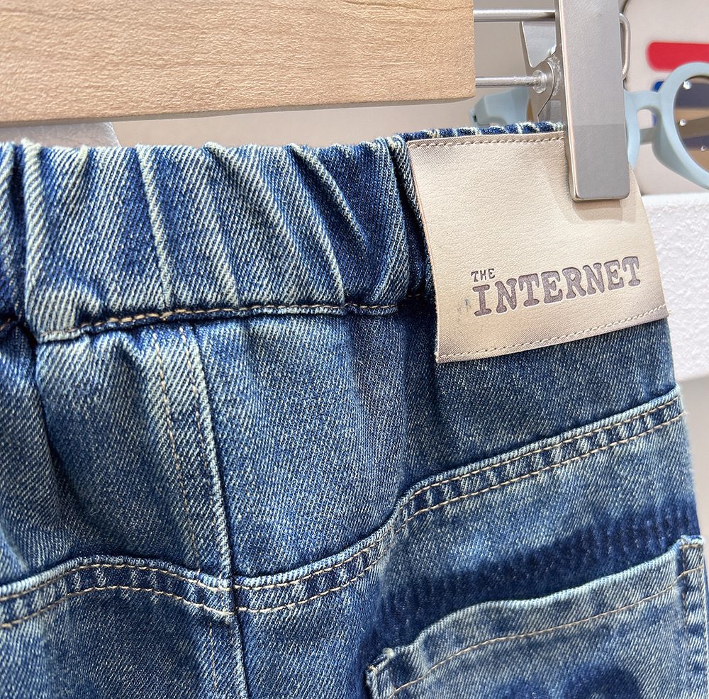 y844 - Vintage Washed Jeans - 图片 4