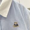 y841 - Embroidered Bear Shirt Top - 图片 7