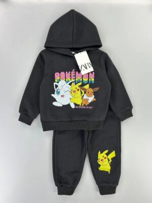 y825 - Pokemon Gotta Catch' EM All Long-sleeved Top+ Pants Suit - 图片 1