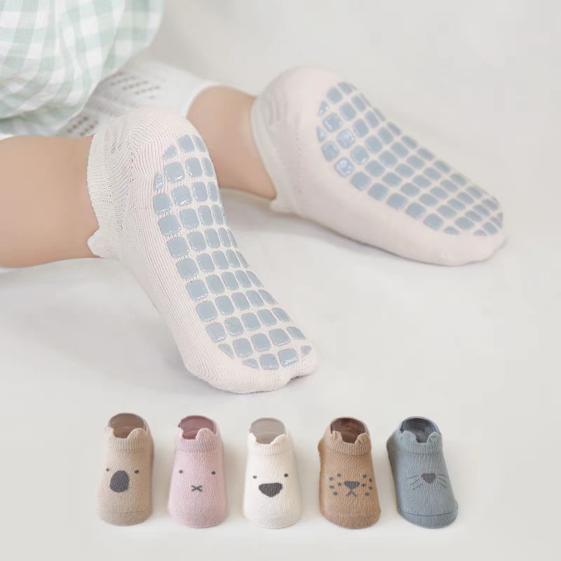 y850 - Baby Boy & Girl Anti Slip Short Socks - 图片 2