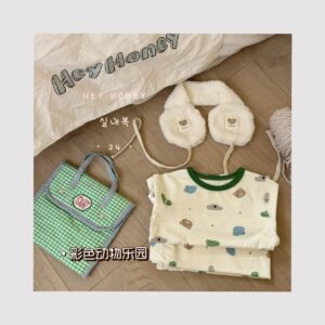 y869 - Premium Lycra Cotton Pajamas Set - 图片 8