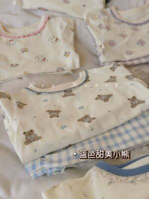 y869 - Premium Lycra Cotton Pajamas Set - 图片 12