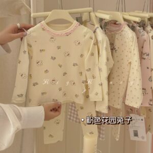 y869 - Premium Lycra Cotton Pajamas Set - 图片 15
