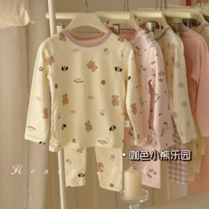 y869 - Premium Lycra Cotton Pajamas Set - 图片 17