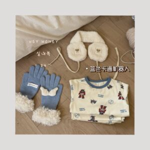 y869 - Premium Lycra Cotton Pajamas Set - 图片 20