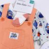 y866 - Cute Koala Overalls 3pcs Set - Image 8