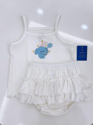 y870 - Cottoli Sweet Baby Girl Set (Premium Embroidered Design) - 图片 9