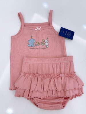 y870 - Cottoli Sweet Baby Girl Set (Premium Embroidered Design) - 图片 14