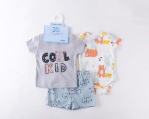 y863 - Tedmimak Baby Boy 3pcs Set - 图片 2