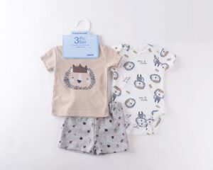 y863 - Tedmimak Baby Boy 3pcs Set - 图片 6