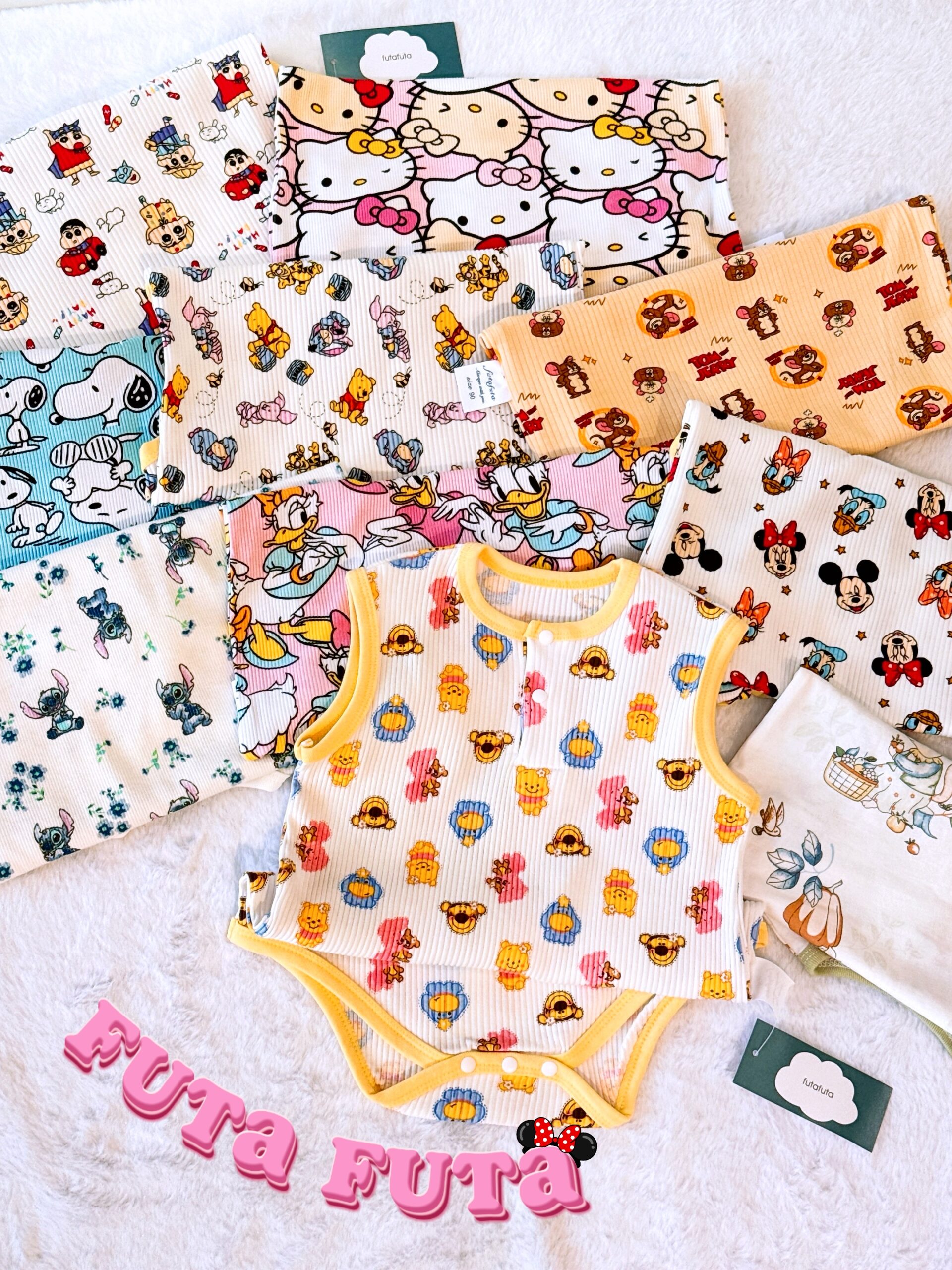 y886 Futa Futa Cartoon Romper