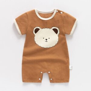 y883 - Summer Baby Short-Sleeved Jumpsuit - Image 6